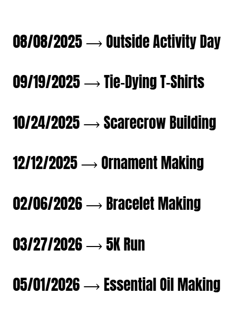 Bonus Friday Activities