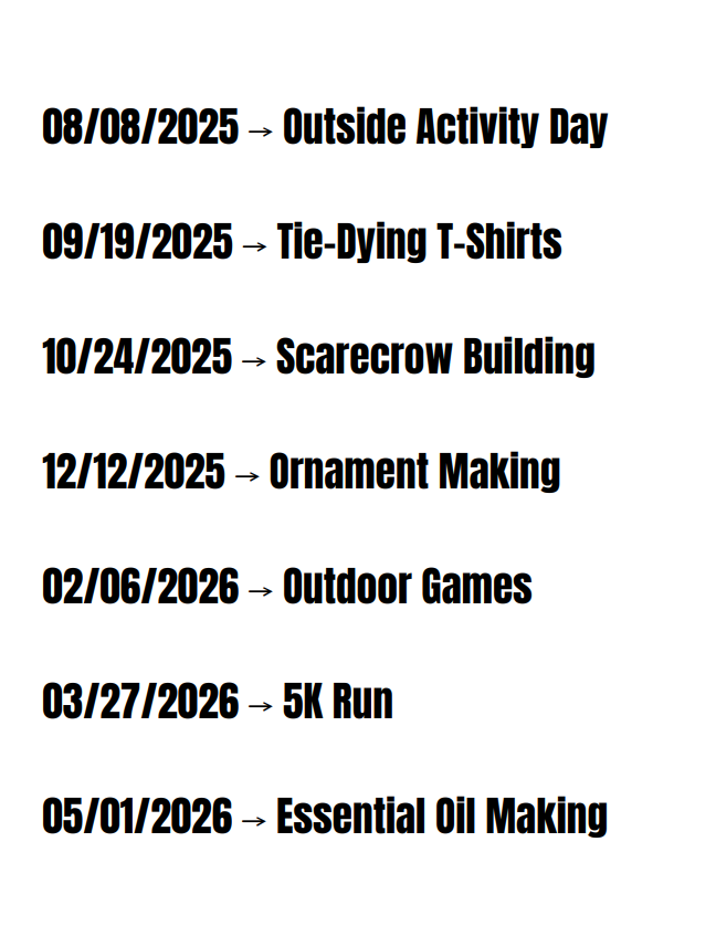 Bonus Friday Activities